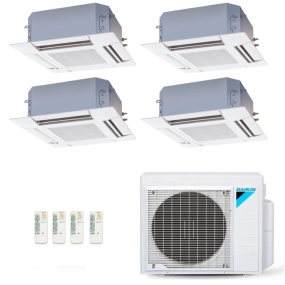 Ar-Condicionado Multi Split Inverter Daikin 28.000 (4x Evap Cassete 4 Vias 12.000) Quente/Frio 220V