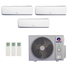 Ar-Condicionado Multi Split Inverter R-32 Gree 36.000 (3x Evap HW 18.000) Quente/Frio 220V