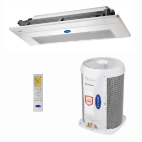 Ar-Condicionado Split Cassete Inverter 1 Via Carrier 18.000 BTUs R-32 Só Frio 220V Monofásico